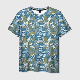 Мужская футболка 3D с принтом Хипстеры (мертвецы) в Екатеринбурге, 100% полиэфир | прямой крой, круглый вырез горловины, длина до линии бедер | fashion | hippie | hipster | nippster | pacific | pacifist | postmodernism | subculture | swag | urban style | vintage | битник | винтаж | джаз | клетчатая рубашка | мода | нипстер | пацифик | пацифист | растаман | скелет | смер | стиляга | субку