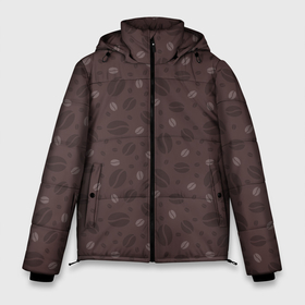 Мужская зимняя куртка 3D с принтом Кофе - Coffee в Петрозаводске, верх — 100% полиэстер; подкладка — 100% полиэстер; утеплитель — 100% полиэстер | длина ниже бедра, свободный силуэт Оверсайз. Есть воротник-стойка, отстегивающийся капюшон и ветрозащитная планка. 

Боковые карманы с листочкой на кнопках и внутренний карман на молнии. | americano | chocolate | coffee | espresso | latte | moccacino | mocha | nescafe | tea | американо | арабика | бариста | бармен | капучино | кофе | кофевар | кофейные зерна | кофейня | кружка кофе | латте | макиато | моккачино | мокко |
