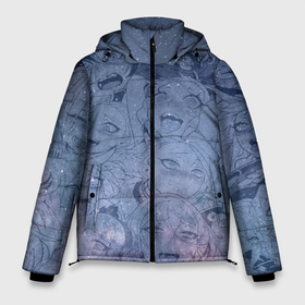 Мужская зимняя куртка 3D с принтом космические тяночки в Новосибирске, верх — 100% полиэстер; подкладка — 100% полиэстер; утеплитель — 100% полиэстер | длина ниже бедра, свободный силуэт Оверсайз. Есть воротник-стойка, отстегивающийся капюшон и ветрозащитная планка. 

Боковые карманы с листочкой на кнопках и внутренний карман на молнии. | Тематика изображения на принте: аниме тянки | аниме тяночки | в топе | в тренде | манга | манга тянки | тянки | тяночки