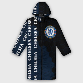 Дождевик унисекс 3D с принтом ЧЕЛСИ  Соты в городе Новоалтайск,  |  | chelsea | club | footbal | logo | знак | клуб | логотип | логотипы | паттерн | символ | символы | соты | форма | футбол | футбольная | футбольный | челси