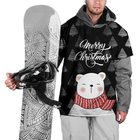 Накидка на куртку 3D с принтом MERRY CHRISTMAS BEARS в Белгороде, 100% полиэстер |  | Тематика изображения на принте: 2021 | 2022 | new year | деда мороза | зима | к нам приходит | как у всех | костюм | медвежонок | мишка | новогодний | новый год | праздник | рекомендации | рождество | снег | снежинки | снежок | узор | хочу