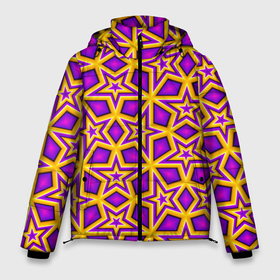 Мужская зимняя куртка 3D с принтом Звезды (иллюзия движения) в Тюмени, верх — 100% полиэстер; подкладка — 100% полиэстер; утеплитель — 100% полиэстер | длина ниже бедра, свободный силуэт Оверсайз. Есть воротник-стойка, отстегивающийся капюшон и ветрозащитная планка. 

Боковые карманы с листочкой на кнопках и внутренний карман на молнии. | абстракция | аум | галлюцинация | зазеркалье | игра ума | иллюзии | индиго | майя | мантра | медитация | мираж | неон | нирвана | обман зрения | ом | оптические иллюзии | просветление | психоделика