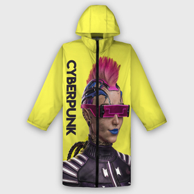 Дождевик унисекс 3D с принтом Cyberpunk (Панк) в городе Новоалтайск,  |  | 3d | cuberpunk 2077 | cyberpunk | девушка панк | игра | надпись | панк