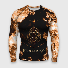 Мужской рашгард 3D с принтом Elden Ring Logo ,  |  | elden ring | игра элден ринг | кольцо элдена | элден | элден ринг