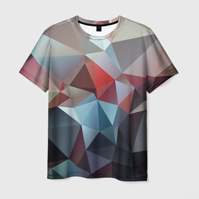 Мужская футболка 3D с принтом ABSTRACT TEXTURE , 100% полиэфир | прямой крой, круглый вырез горловины, длина до линии бедер | abstract | abstraction | geometry | pattern | texture | абстракция | геометрия | текстура