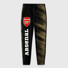 Мужские брюки 3D с принтом АРСЕНАЛ Arsenal - Полутона в Тюмени, 100% полиэстер | манжеты по низу, эластичный пояс регулируется шнурком, по бокам два кармана без застежек, внутренняя часть кармана из мелкой сетки | arsenal | club | footbal | logo | арсенал | знак | клуб | логотип | логотипы | полутона | символ | символы | форма | футбол | футбольная | футбольный