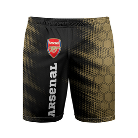 Мужские шорты спортивные с принтом АРСЕНАЛ Arsenal - Полутона в Тюмени,  |  | arsenal | club | footbal | logo | арсенал | знак | клуб | логотип | логотипы | полутона | символ | символы | форма | футбол | футбольная | футбольный