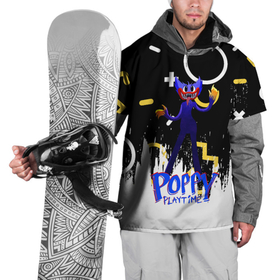 Накидка на куртку 3D с принтом Poppy Playtime Фигурки в Курске, 100% полиэстер |  | poppy playtime | игра | кукла | монстр | плэйтайм | поппи плейтайм | хагги вагги | хоррор
