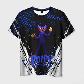 Мужская футболка 3D с принтом [Poppy Playtime]   Монстр Поппи в Курске, 100% полиэфир | прямой крой, круглый вырез горловины, длина до линии бедер | poppy playtime | игра | кукла | монстр | плэйтайм | поппи плейтайм | хагги вагги | хоррор