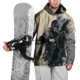Накидка на куртку 3D с принтом Корво Аттано в Екатеринбурге, 100% полиэстер |  | Тематика изображения на принте: dishonored | disonord | game | games | дисонорд | игра | игры