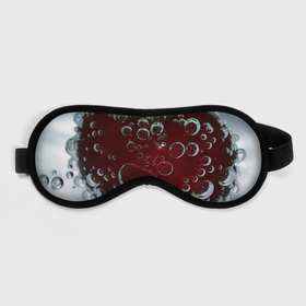 Маска для сна 3D с принтом Сочная вишня под водой в Тюмени, внешний слой — 100% полиэфир, внутренний слой — 100% хлопок, между ними — поролон |  | zoom | вишня | вода | воздух | пузырьки | сочно | спелая | спелый