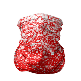 Бандана-труба 3D с принтом ЗИМА БЛИЗКО НОВЫЙ ГОД 2022 СНЕЖИНКИ И БРЫЗГИ КРАСОК в Белгороде, 100% полиэстер, ткань с особыми свойствами — Activecool | плотность 150‒180 г/м2; хорошо тянется, но сохраняет форму | Тематика изображения на принте: 2022 | beast | merry christmas | new year | red bow | santa hat | snow | tiger | winter | winter is coming | year of the tiger | год тигра | дед мороз | животные | звери | зверь | зима | зима 2022 | зима близко | новог | новогодни
