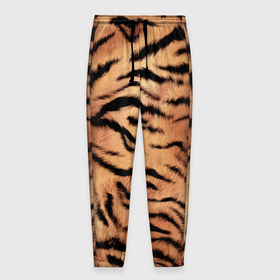 Мужские брюки 3D с принтом Шкура тигра текстура , 100% полиэстер | манжеты по низу, эластичный пояс регулируется шнурком, по бокам два кармана без застежек, внутренняя часть кармана из мелкой сетки | 2022 | год тигра | новый год | новый год 2022 | символ года | тигр | тигренок | тигрица | тигры