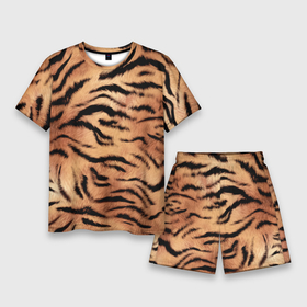 Мужской костюм с шортами 3D с принтом Шкура тигра текстура в Кировске,  |  | 2022 | год тигра | новый год | новый год 2022 | символ года | тигр | тигренок | тигрица | тигры