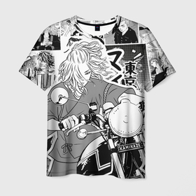 Мужская футболка 3D с принтом Токийские мстители (Tokyo Revengers)  Майки в Тюмени, 100% полиэфир | прямой крой, круглый вырез горловины, длина до линии бедер | mikey | tokyo gang | tokyo revengers | аниме | банда | дракен | майки | манга | манджиро сано | токийские мстители | тосва