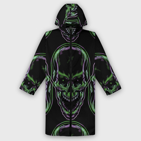 Дождевик унисекс 3D с принтом Skulls vanguard pattern 2077 в городе Новоалтайск,  |  | fashion | hype | neon | pattern | skull | vanguard | авангард | неон | узор | хайп | череп