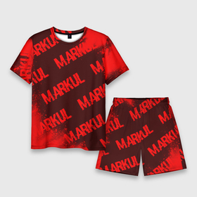 Мужской костюм с шортами 3D с принтом Markul   Краска ,  |  | Тематика изображения на принте: markul | music | rap | краска | краски | маркул | маркуль | музыка | рэп | рэпер | рэперы | рэпперы | хип | хип хоп | хоп