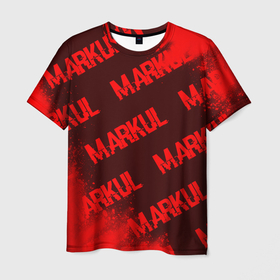 Мужская футболка 3D с принтом Markul   Краска в Белгороде, 100% полиэфир | прямой крой, круглый вырез горловины, длина до линии бедер | markul | music | rap | краска | краски | маркул | маркуль | музыка | рэп | рэпер | рэперы | рэпперы | хип | хип хоп | хоп