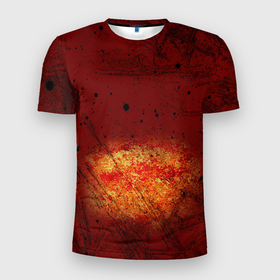 Мужская футболка 3D спортивная с принтом Взрыв на Марсе в Курске, 100% полиэстер с улучшенными характеристиками | приталенный силуэт, круглая горловина, широкие плечи, сужается к линии бедра | Тематика изображения на принте: атмосфера марса | атомный взрыв | жизнь на марсе | колонизация марса | космос | красная планета | непознанное | планета марс | приземление на марс | тайны космоса | экспедиция на марс