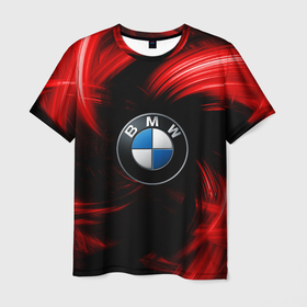 Мужская футболка 3D с принтом BMW RED BEAST , 100% полиэфир | прямой крой, круглый вырез горловины, длина до линии бедер | autosport | bmw | motorsport | авто | автоспорт | бмв | в тренде | красный | машина | подарок | популярое | рекомендации | спорт