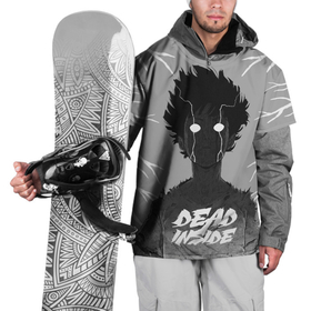 Накидка на куртку 3D с принтом DEAD INSIDE (Mob psycho) в Новосибирске, 100% полиэстер |  | dead inside | mob psycho | аниме | ветки | персонаж | рисунок
