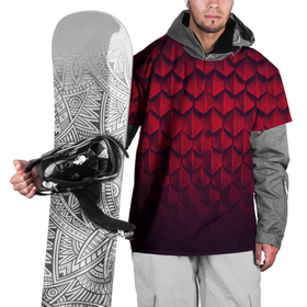 Накидка на куртку 3D с принтом ЧЕШУЯ КРАСНОГО ДРАКОНА , 100% полиэстер |  | dragon | fantasy | scale | texture | дракон | текстура | фэнтези | чешуя