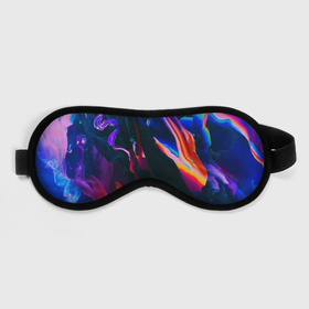 Маска для сна 3D с принтом ABSTRACT NEON COLORS в городе Новоалтайск, внешний слой — 100% полиэфир, внутренний слой — 100% хлопок, между ними — поролон |  | abstract | colors | neon | абстракция | неон