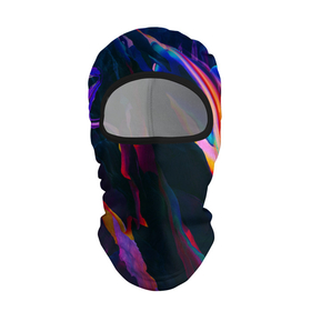 Балаклава 3D с принтом ABSTRACT NEON COLORS в городе Новоалтайск, 100% полиэстер, ткань с особыми свойствами — Activecool | плотность 150–180 г/м2; хорошо тянется, но при этом сохраняет форму. Закрывает шею, вокруг отверстия для глаз кайма. Единый размер | abstract | colors | neon | абстракция | неон