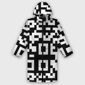 Дождевик унисекс 3D с принтом qr code куаркод в городе Новоалтайск,  |  | covid | qr code | антикороновирус | ковид | куаркод | привика