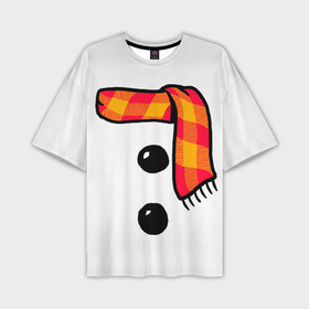 Мужская футболка OVERSIZE 3D с принтом Snowman Outfit в Курске,  |  | attributes | buttons | christmas | new | scarf | snow | snowman | snowy | woman | year | атрибутика | баба | год | новый | пуговица | пуговицы | рождество | снег | снеговик | снежная | шарф