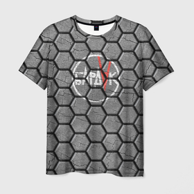 Мужская футболка 3D с принтом Барадак на гранитной плитке в Кировске, 100% полиэфир | прямой крой, круглый вырез горловины, длина до линии бедер | бардак | музыка | рок | рокгруппа | русский рок