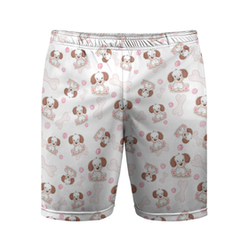 Мужские шорты спортивные с принтом Милые собачки разных пород в Курске,  |  | Тематика изображения на принте: пес | песик | порода | собака | собачка