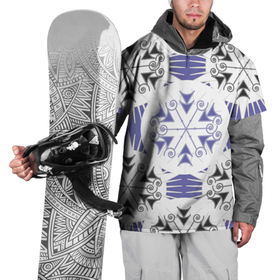Накидка на куртку 3D с принтом Острый белые снежинки на сиреневом фоне в Новосибирске, 100% полиэстер |  | Тематика изображения на принте: зима | зимние цвета | зимний | зимний орнамент | морозные | орнамент снежный | паттерн из снежинок | снежинки | снежный паттерн | снежный принт | фиолетовый фон