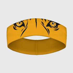 Повязка на голову 3D с принтом Взгляд тигра fire theme в Новосибирске,  |  | глаза | год тигра | звери | кошка | оранжевый | природа | рыжий | тигр | хищник | хищные глаза