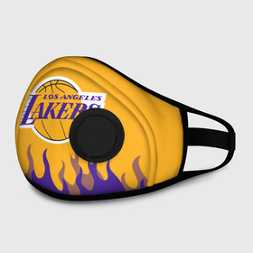 Маска из неопрена с принтом LA LAKERS NBA FIRE / ЛЕЙКЕРС ОГОНЬ в городе Новоалтайск, неопрен 100% | Форма огибающая нос. Резинки для ушей с дополнительной резинкой на затылке. Клапан для выдоха для активного дыхания при занятиях спортом. Эластичный материал маски и окантовки для лучшего растяжения и прилегания маски.  | america | basketball | kobe bryant | la | la lakers | lakers | los angeles lakers | nba | usa | баскетбол | кобе брайант | лос анджелес лейкерс | нба | сша