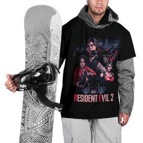 Накидка на куртку 3D с принтом RE 2 Remaster в Петрозаводске, 100% полиэстер |  | game | games | re | resident evil | игра | игры | обитель зла | резедент эвил | реседент ивел
