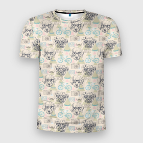 Мужская футболка 3D Slim с принтом Модные Собаки Хипстеры в Курске, 100% полиэстер с улучшенными характеристиками | приталенный силуэт, круглая горловина, широкие плечи, сужается к линии бедра | fashion | hippie | hipster | jazz | nippster | pacific | pacifist | postmodernism | subculture | swag | urba | vintage | битник | винтаж | джаз | клетчатая рубашка | мода | нипстер | пацифик | пацифист | постмодернизм | растаман | стиляга | субку