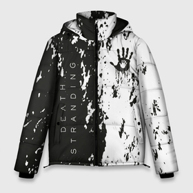 Мужская зимняя куртка 3D с принтом Death Stranding Black  White. в Белгороде, верх — 100% полиэстер; подкладка — 100% полиэстер; утеплитель — 100% полиэстер | длина ниже бедра, свободный силуэт Оверсайз. Есть воротник-стойка, отстегивающийся капюшон и ветрозащитная планка. 

Боковые карманы с листочкой на кнопках и внутренний карман на молнии. | death stranding | kojima | kojima productions | кодзима | мадс микельсон | норман ридус