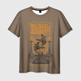 Мужская футболка 3D с принтом Black Sabbat Tour в Новосибирске, 100% полиэфир | прямой крой, круглый вырез горловины, длина до линии бедер | alternative | black sabbath | metall | music | rock | альтернатива | блэк саббат | металл | музыка | рок