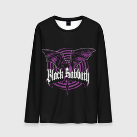 Мужской лонгслив 3D с принтом Black Sabbat Bat , 100% полиэстер | длинные рукава, круглый вырез горловины, полуприлегающий силуэт | alternative | black sabbath | metall | music | rock | альтернатива | блэк саббат | металл | музыка | рок