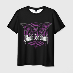 Мужская футболка 3D с принтом Black Sabbat Bat в Кировске, 100% полиэфир | прямой крой, круглый вырез горловины, длина до линии бедер | alternative | black sabbath | metall | music | rock | альтернатива | блэк саббат | металл | музыка | рок