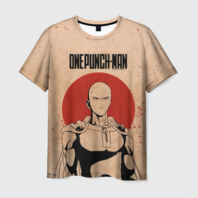 Мужская футболка 3D с принтом One Punch Man эпик Сайтама , 100% полиэфир | прямой крой, круглый вырез горловины, длина до линии бедер | hagemanto | one punch man | one punchman | onepunchman | saitama | sensei | аниме | ван панч мен | ванпанчмен | лысый плащ | манга | сайтама | сильнейший человек | учитель | человек одинудар | человек одного удара