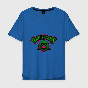 Мужская футболка хлопок Oversize с принтом Battletoads Жабы Ропухи , 100% хлопок | свободный крой, круглый ворот, “спинка” длиннее передней части | жабы | зеленый | ропухи | шкрек