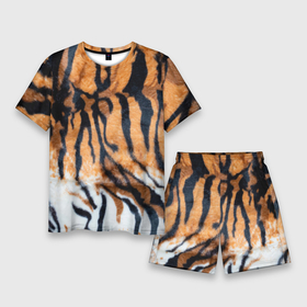 Мужской костюм с шортами 3D с принтом Шкура тигра (Новый год 2022) ,  |  | 2022 | год тигра | новый год | новый год 2022 | символ года | тигр | тигренок | тигрица | тигры