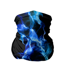 Бандана-труба 3D с принтом синее пламя в Тюмени, 100% полиэстер, ткань с особыми свойствами — Activecool | плотность 150‒180 г/м2; хорошо тянется, но сохраняет форму | в топе | в тренде | на чёрном фоне | новинка | огонь | пламя | пламя от зажигалки | популярное | синее | синий