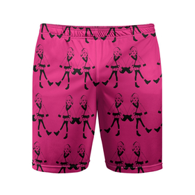 Мужские шорты спортивные с принтом Просто девочки в Новосибирске,  |  | Тематика изображения на принте: аниме | девочка | девушкам | люди | розовый