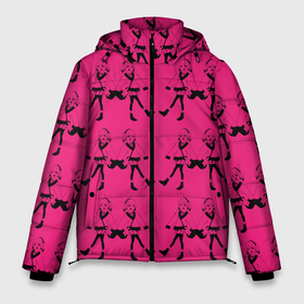 Мужская зимняя куртка 3D с принтом Просто девочки в Новосибирске, верх — 100% полиэстер; подкладка — 100% полиэстер; утеплитель — 100% полиэстер | длина ниже бедра, свободный силуэт Оверсайз. Есть воротник-стойка, отстегивающийся капюшон и ветрозащитная планка. 

Боковые карманы с листочкой на кнопках и внутренний карман на молнии. | Тематика изображения на принте: аниме | девочка | девушкам | люди | розовый