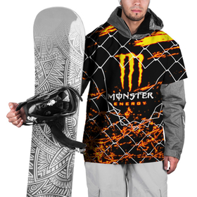 Накидка на куртку 3D с принтом Monster Energy за решёткой. в Белгороде, 100% полиэстер |  | monster energy | sport | логтип | марка | марка энергетических напитков | монстр энерджи | спорт | энергетический напиток