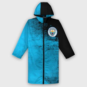 Дождевик унисекс 3D с принтом Manchester City голубая форма в Смоленске,  |  | fc | football | football club | manchester city | sport | манчестер сити | спорт | спортивные | униформа | фирменные цвета | фк | футбол | футбольный клуб
