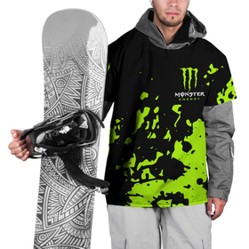 Накидка на куртку 3D с принтом Monster Energy green в Белгороде, 100% полиэстер |  | Тематика изображения на принте: monster energy | sport | логтип | марка | марка энергетических напитков | монстр энерджи | спорт | энергетический напиток